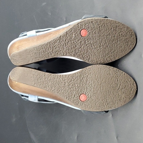 Camper Leather Wedge Sandal EU 38 Hook Loop, US 8 - Picture 6 of 12